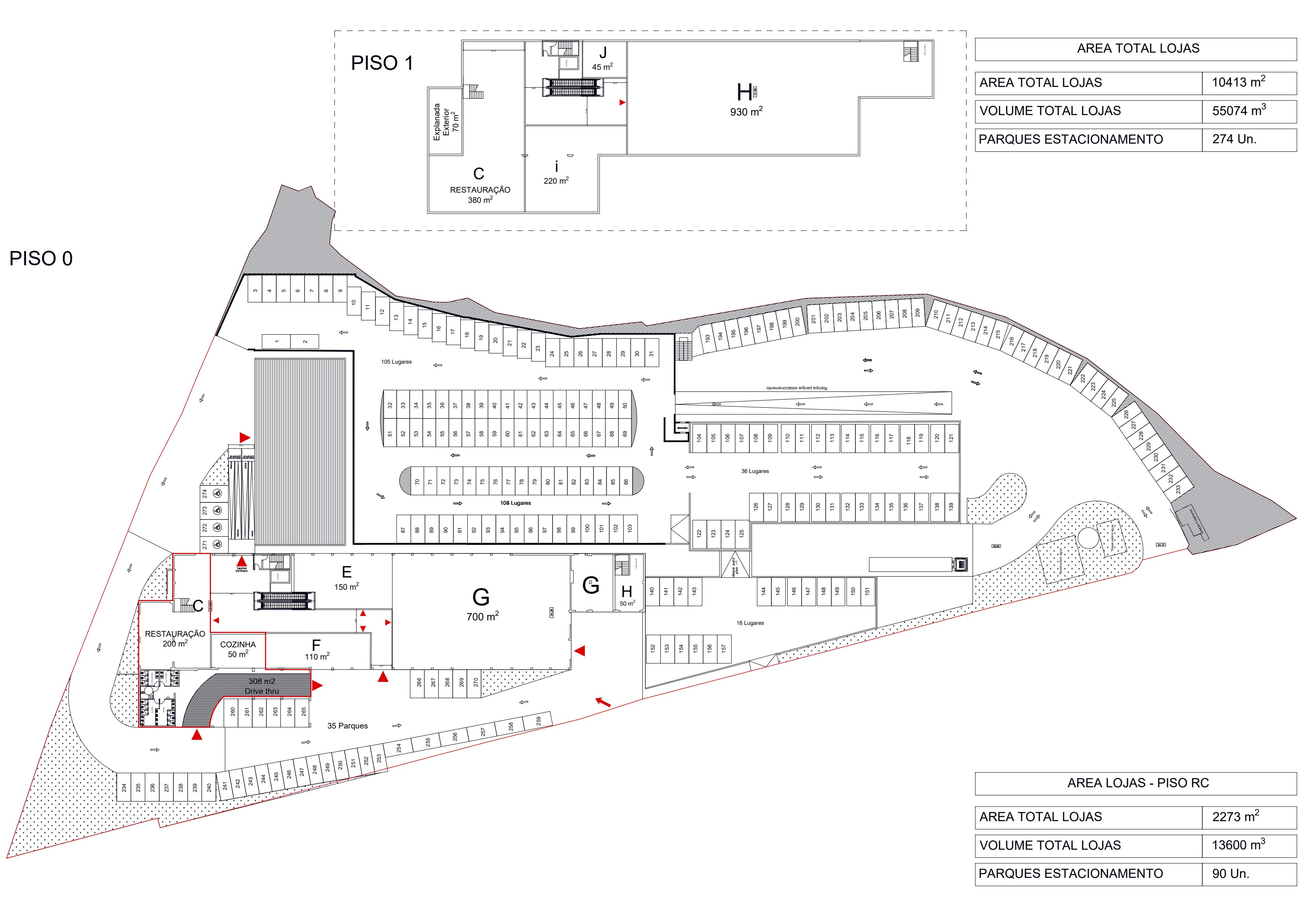 Planta Piso 0 — Retail Park Madeira